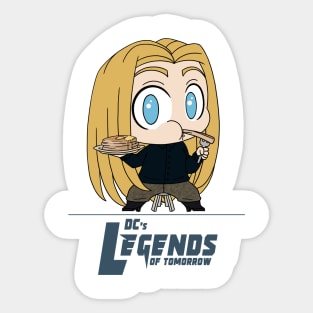 Sara Lance with Banana Pancakes Sticker